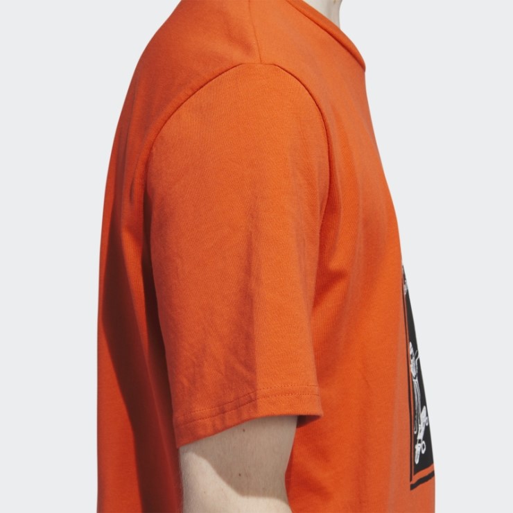 Camiseta Roja Con Gráfico De Shmoofoil Adidas