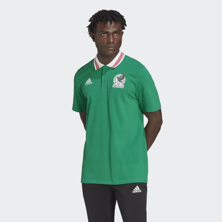 Polo Adidas Verde Mexico Dna