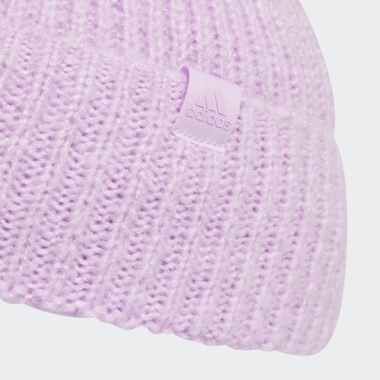 Gorro Con Puños Lila Adidas
