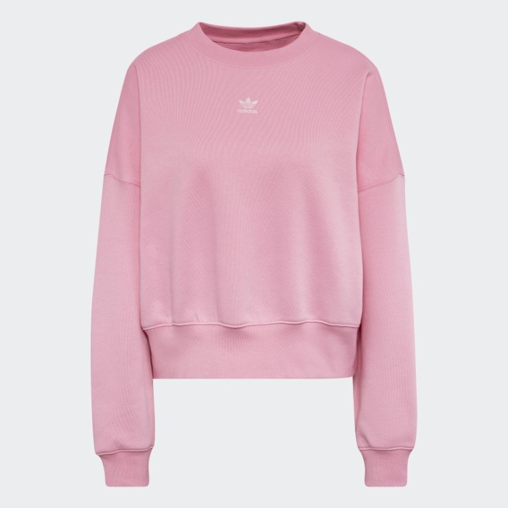 Sudadera Rosa Adidas Adicolor Essentials