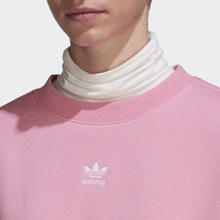 Sudadera Rosa Adidas Adicolor Essentials