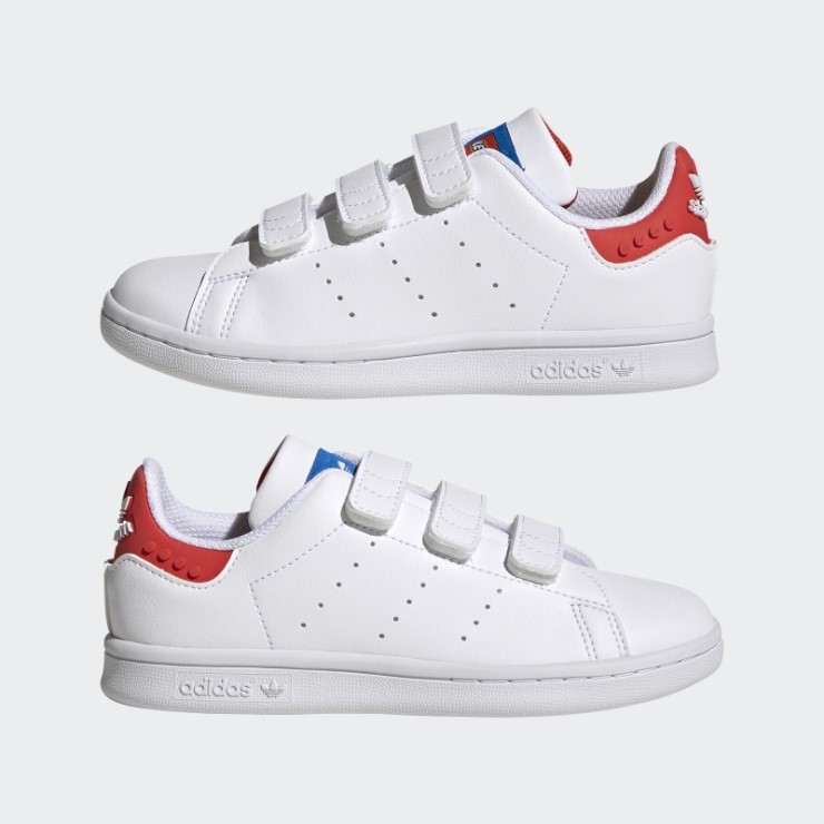 Blanco Adidas Stan Smith X Lego Zapatos Caliente
