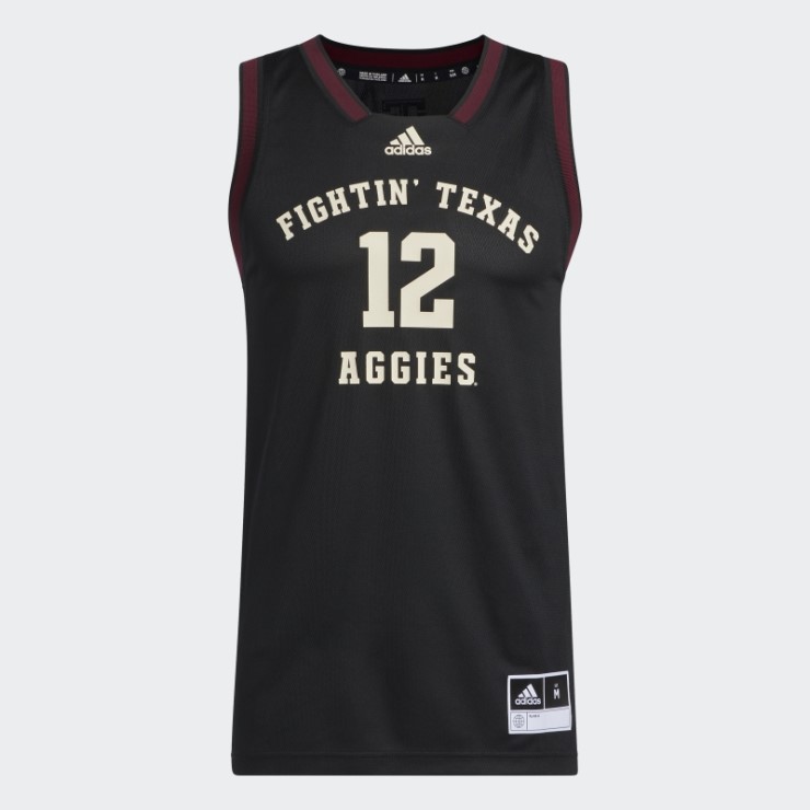Camiseta Aggies Swingman Negro Adidas