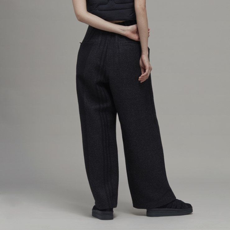 Pantalones De Chándal De Pernera Ancha Con 3 Rayas Adidas