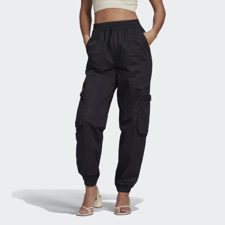 Pantalon Cargo Sarga Adidas Negro