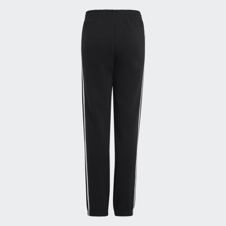 Joggers De Forro Polar Con 3 Rayas Essentials Negros Adidas