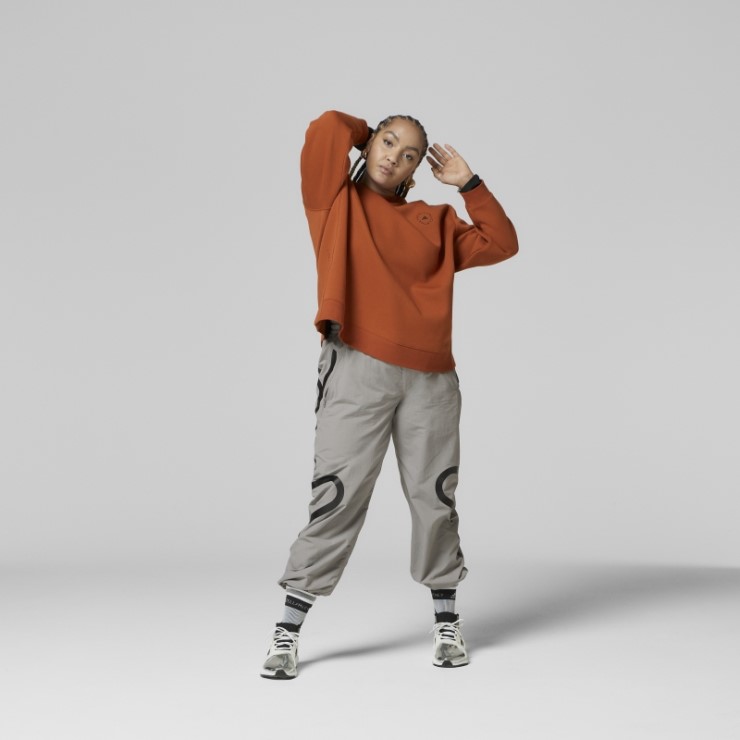 Sudadera Adidas By Stella Mccartney Sc Ladrillo Quemado