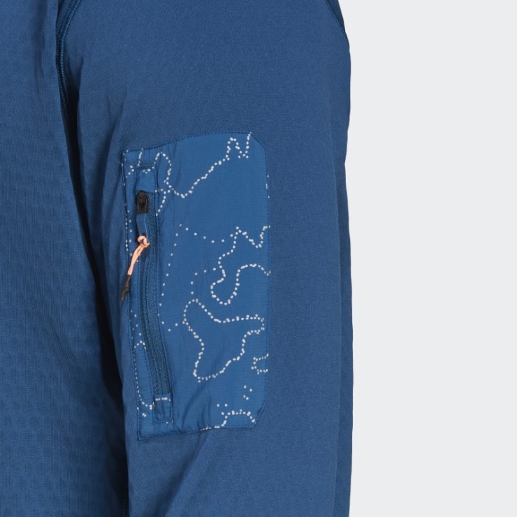 Adidas Fleece X-city Sudadera Con Capucha Marina Moda