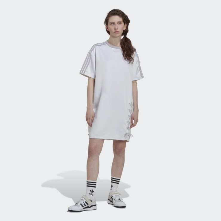 Vestido Adidas Blanco Always Original Con Cordones