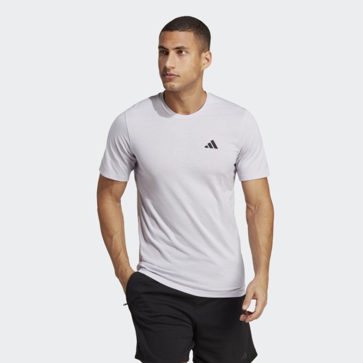 Camiseta De Entrenamiento Adidas Train Essentials FeelReady Silver Dawn