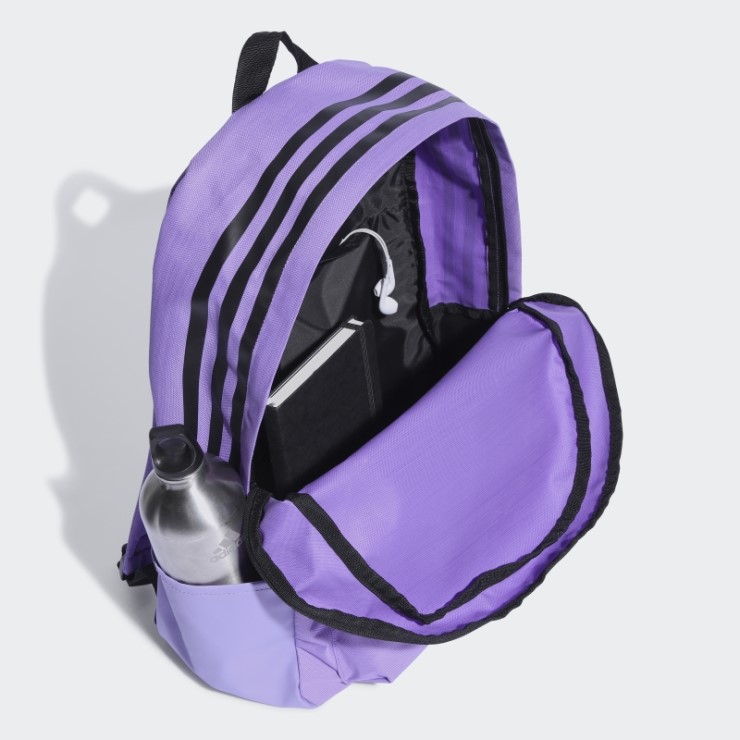 Mochila Adidas Classic 3 Rayas Violeta