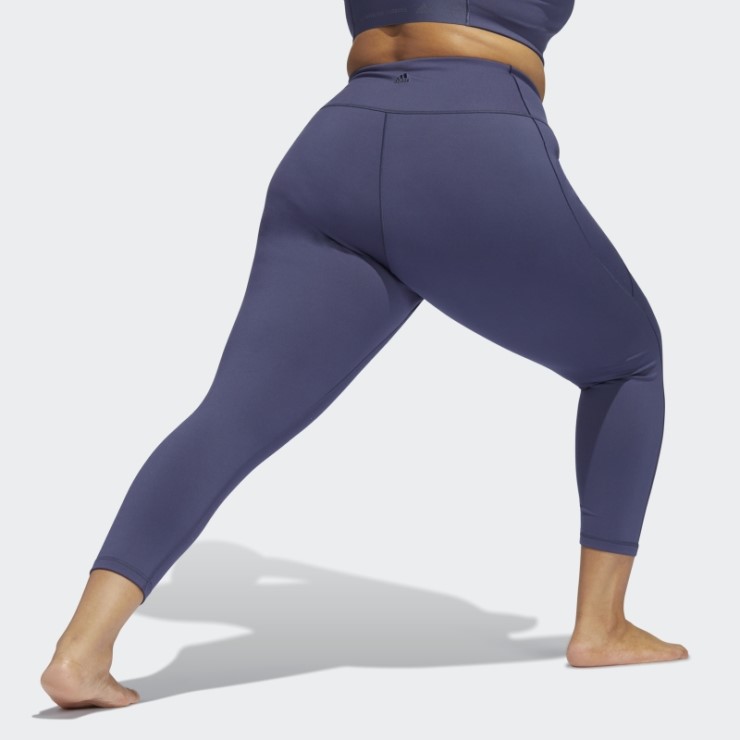 Adidas Yoga Studio 7/8 Leggings (talla Grande) Hot Navy