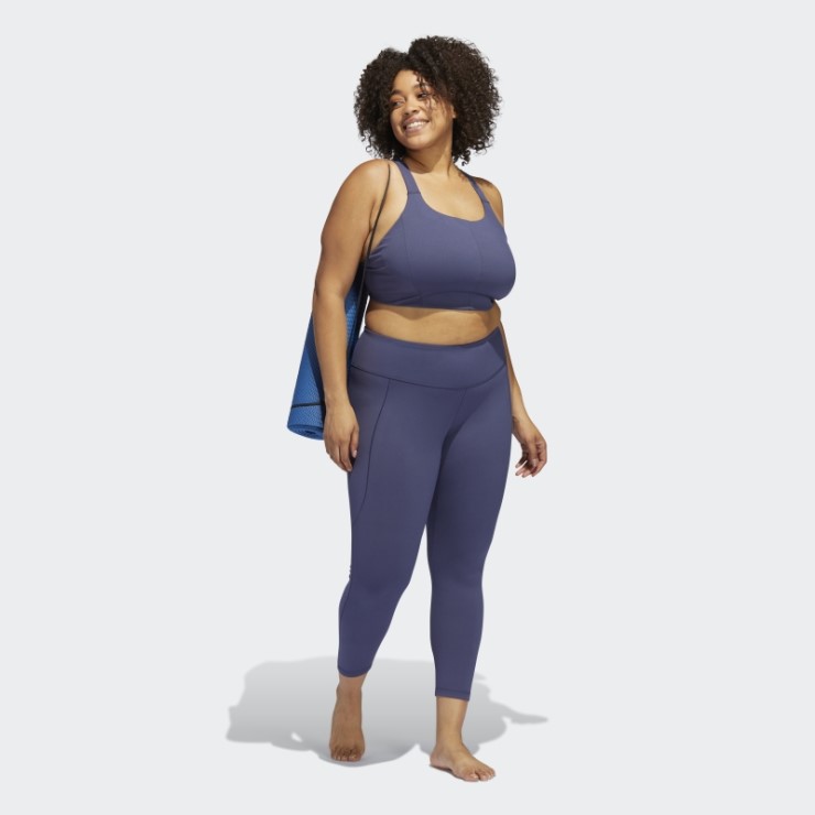Adidas Yoga Studio 7/8 Leggings (talla Grande) Hot Navy