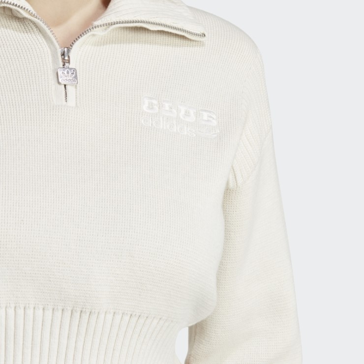 Chaqueta De Chándal De Punto Versión Blanca Azul Adidas