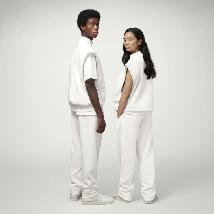 Sudadera Sin Mangas De Baloncesto Adidas Blanca Caliente