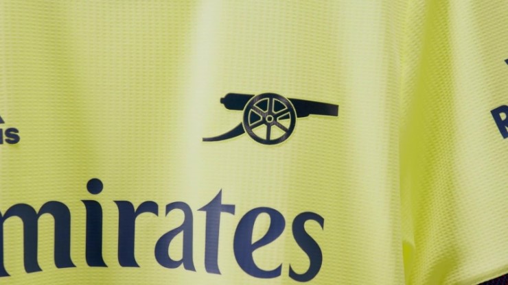 Camiseta Arsenal 21/22 Visitante Authentic Pearl Citrine Adidas