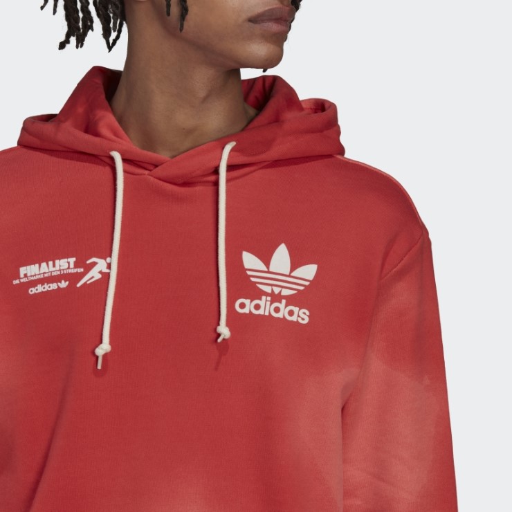 Sudadera Con Capucha Roja Adidas Mellow Ride Club