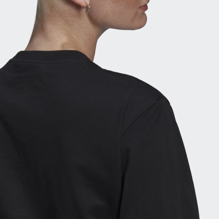 Camiseta Manga Larga Negra Adidas