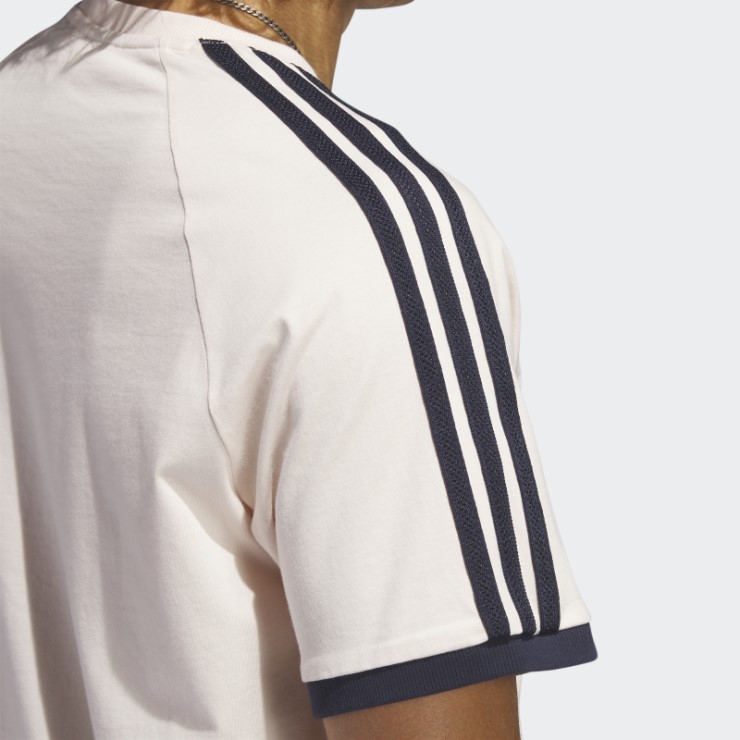 Camiseta Adidas Sst 3 Rayas Cuarzo