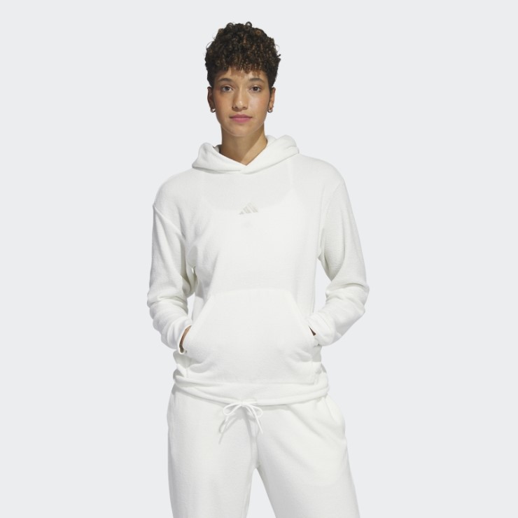 Sudadera Corta Adidas Blanca