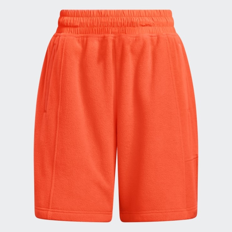 Pantalones Cortos Adidas Polar Fleece (todos Los Géneros) Naranja