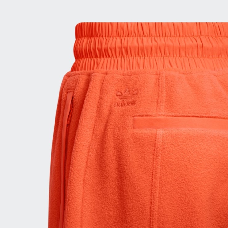 Pantalones Cortos Adidas Polar Fleece (todos Los Géneros) Naranja