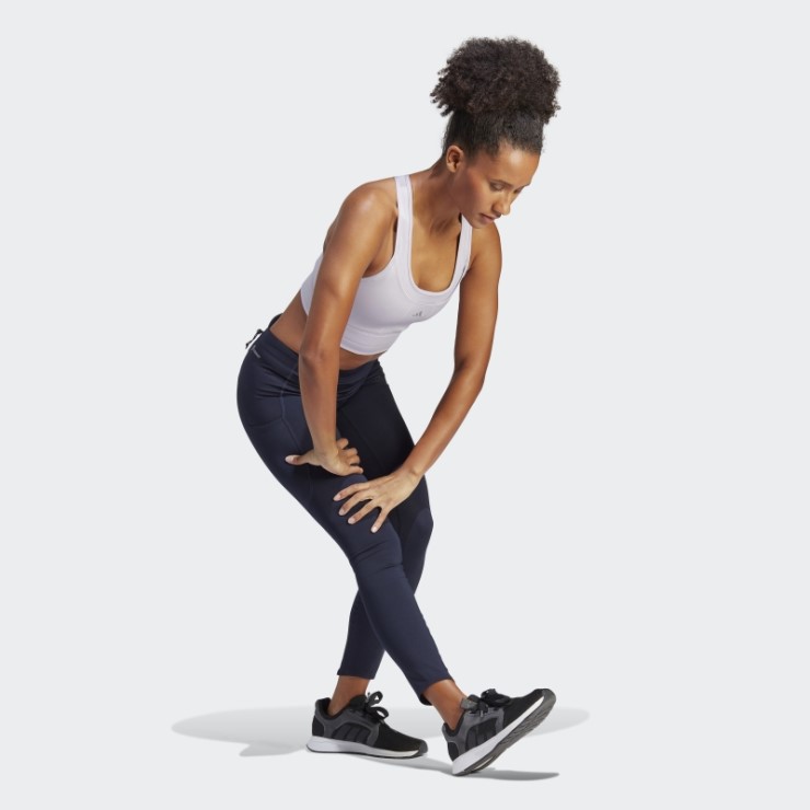 Sujetador Deportivo Con Bolsillo De Sujeción Media Silver Dawn Adidas Fashion