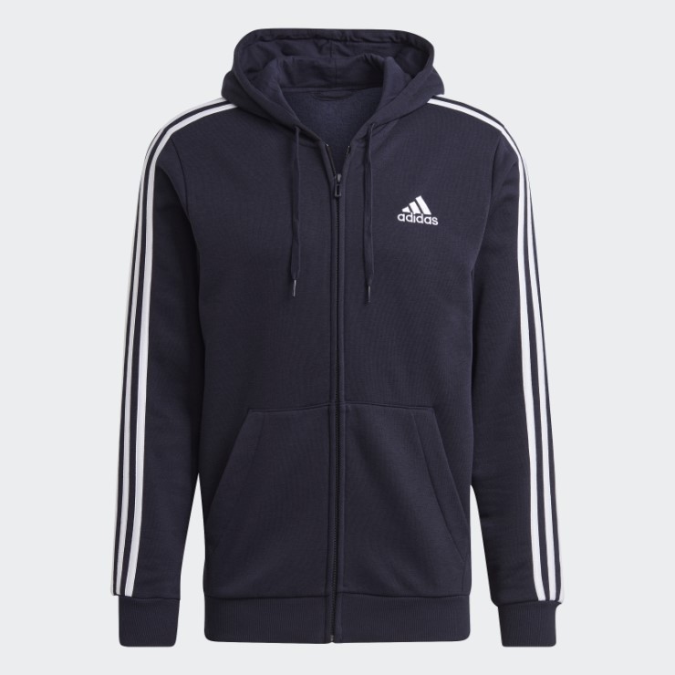 Sudadera Con Capucha Y Cremallera Completa Ink Essentials De 3 Rayas Adidas