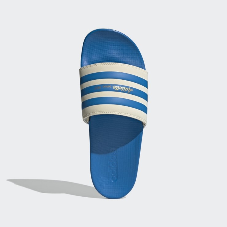 Chanclas Adidas Adilette Comfort Azul Rush