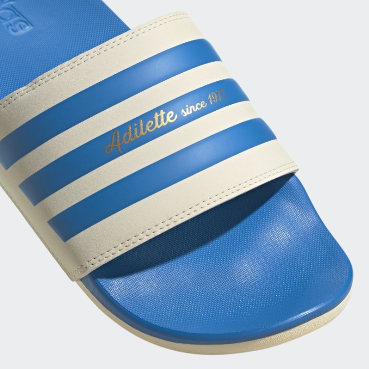 Chanclas Adidas Adilette Comfort Azul Rush