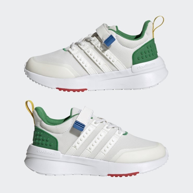 Adidas X Lego Racer Tr21 Zapatillas Con Cordones Elásticos Y Tira Superior Blanco