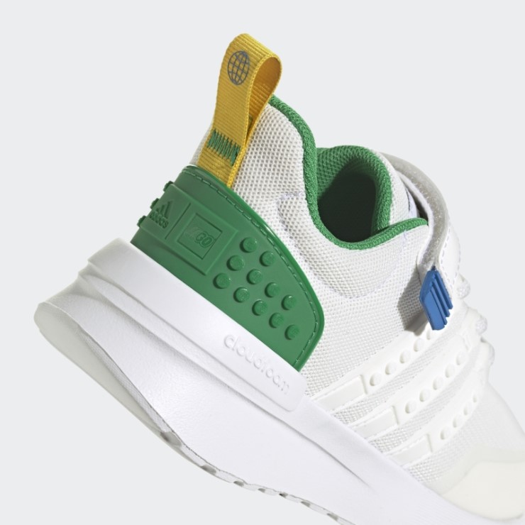 Adidas X Lego Racer Tr21 Zapatillas Con Cordones Elásticos Y Tira Superior Blanco