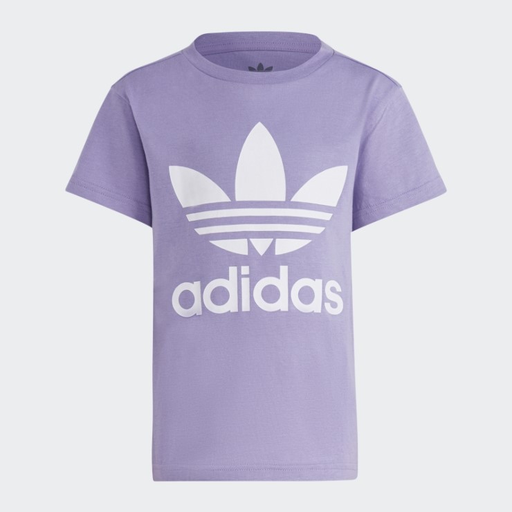 Camiseta Adidas Trefoil Adicolor Lila