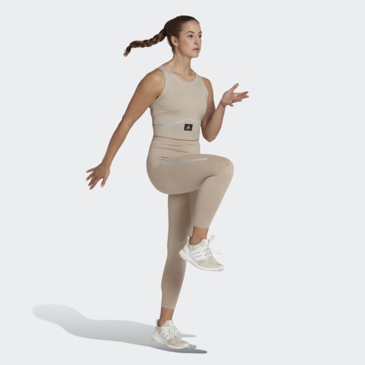 Lo Mejor De Adidas Running Camiseta Sin Mangas Beige Caliente