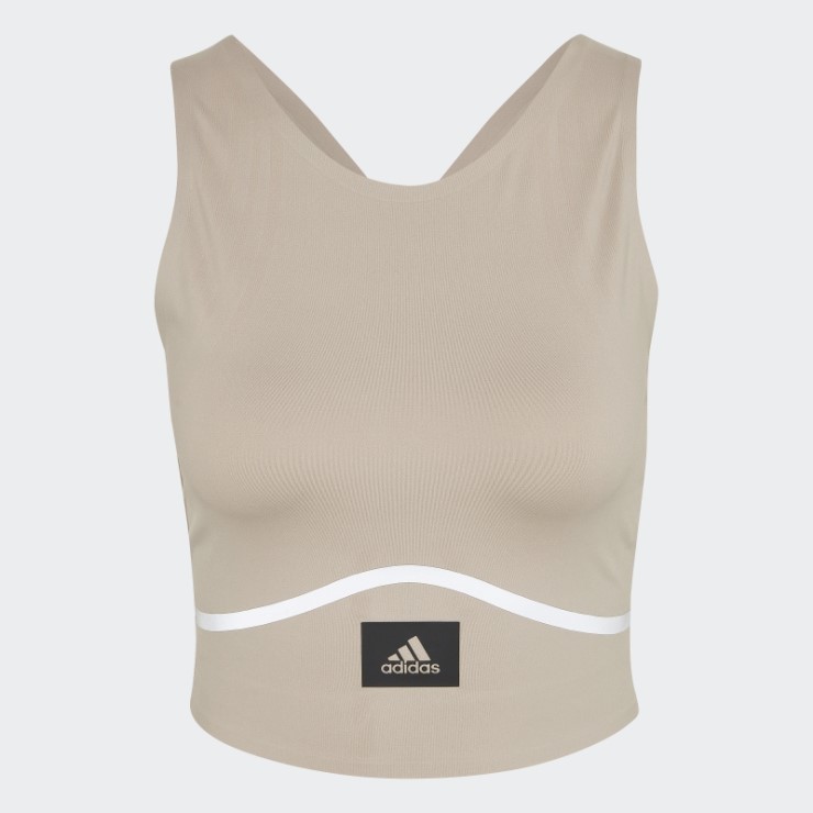 Lo Mejor De Adidas Running Camiseta Sin Mangas Beige Caliente