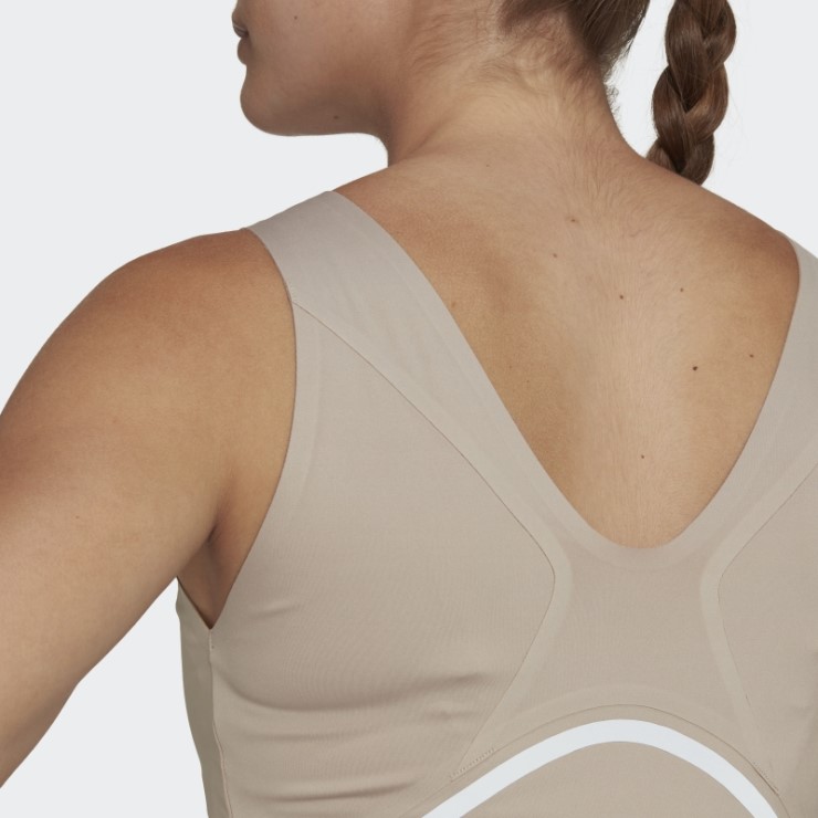 Lo Mejor De Adidas Running Camiseta Sin Mangas Beige Caliente