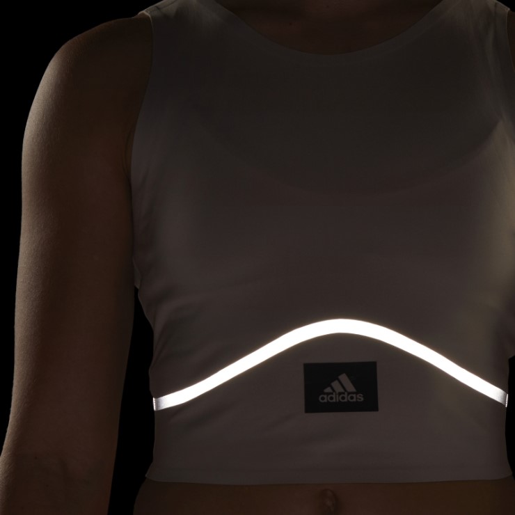 Lo Mejor De Adidas Running Camiseta Sin Mangas Beige Caliente