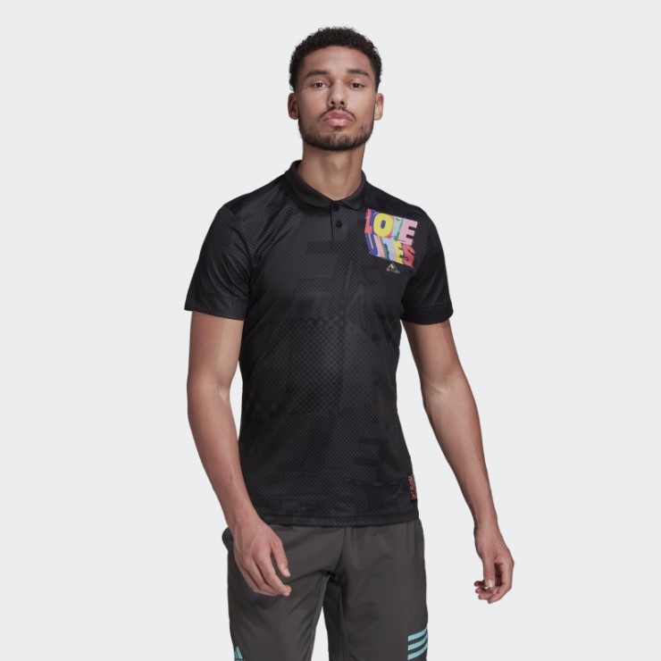 Polo Adidas Tennis Freelift Pride Pack Negro