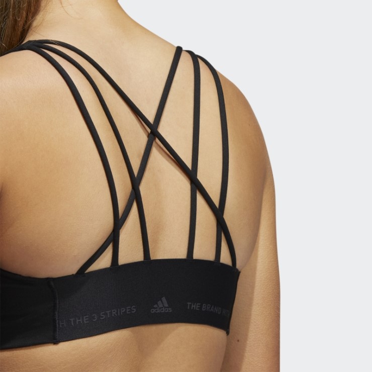 Sujetador De Soporte Medio Coreflow Adidas Negro