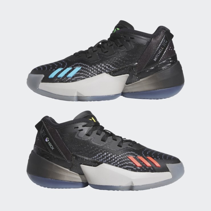 Moda Gris Adidas D.o.n. Número 4 Zapatos De Baloncesto