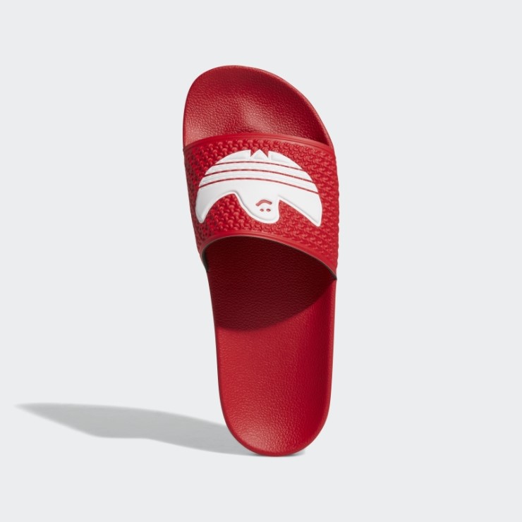 Chanclas Shmoofoil Adidas Escarlata