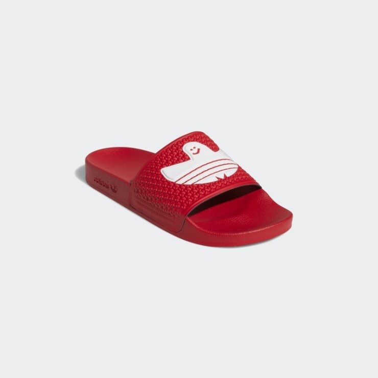 Chanclas Shmoofoil Adidas Escarlata