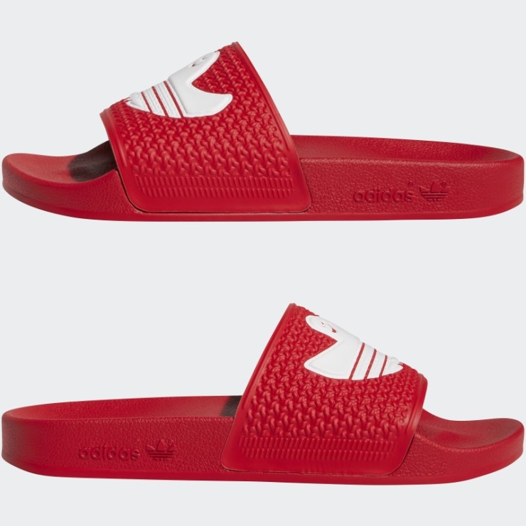 Chanclas Shmoofoil Adidas Escarlata