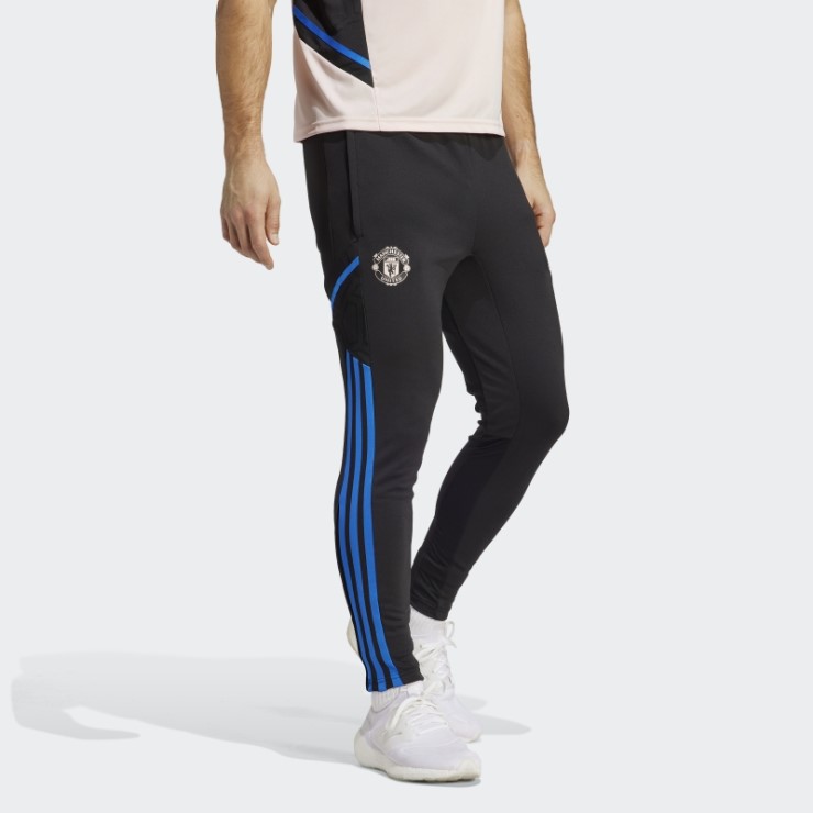 Adidas Manchester United Condivo 22 Pantalón De Chándal De Entrenamiento Resplandor Azul Elegante