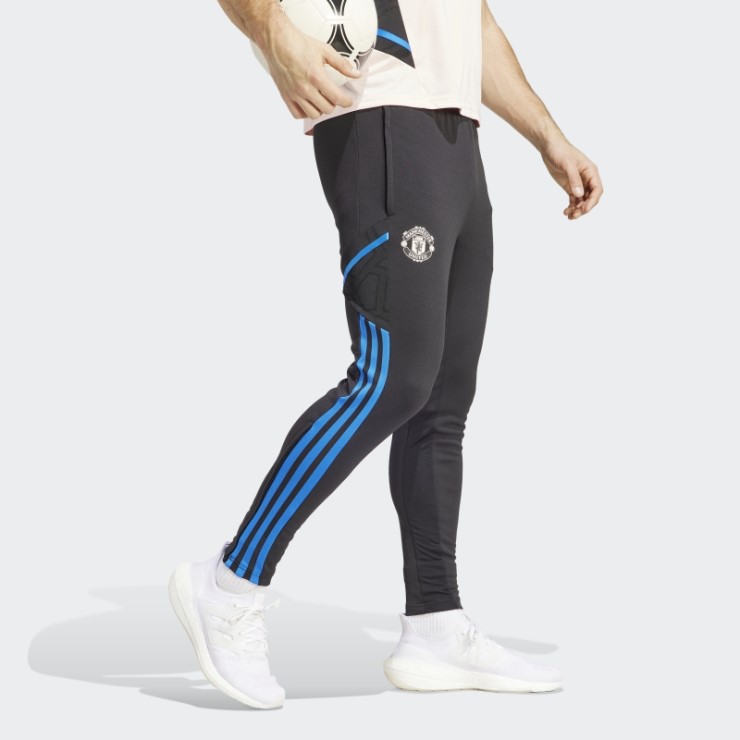 Adidas Manchester United Condivo 22 Pantalón De Chándal De Entrenamiento Resplandor Azul Elegante