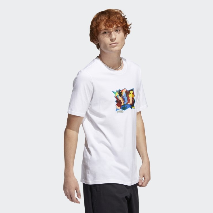 Mettz World Peeps Camiseta De Manga Corta Blanco Adidas