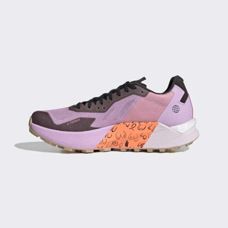 Zapatillas Terrex Agravic Ultra Bca Trail Running Lila Adidas