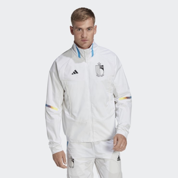 Chaqueta Adidas Bélgica Game Day Himno Blanco