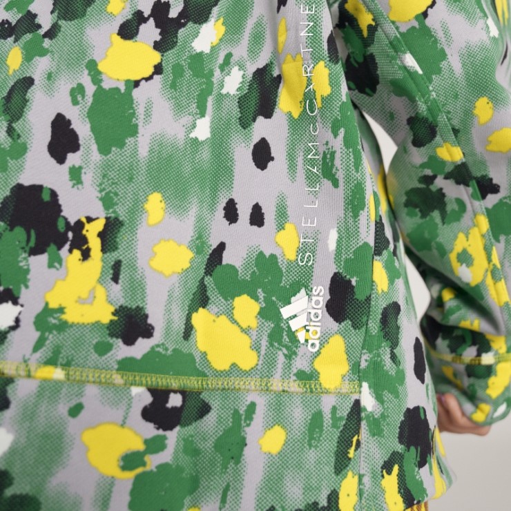 Adidas By Stella Mccartney Sudadera Con Estampado Floral - Tallas Grandes Blanco Caliente