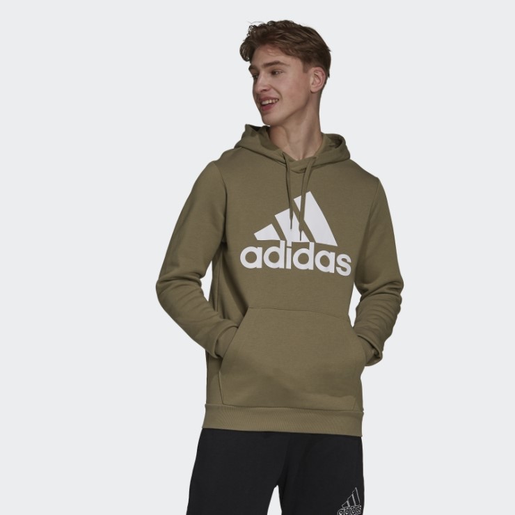 Sudadera Con Capucha Adidas Essentials Fleece Big Logo Verde Orbit